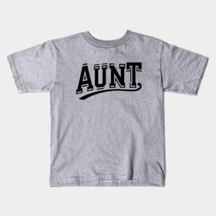 Aunt Athletic Wavy Kids T-Shirt